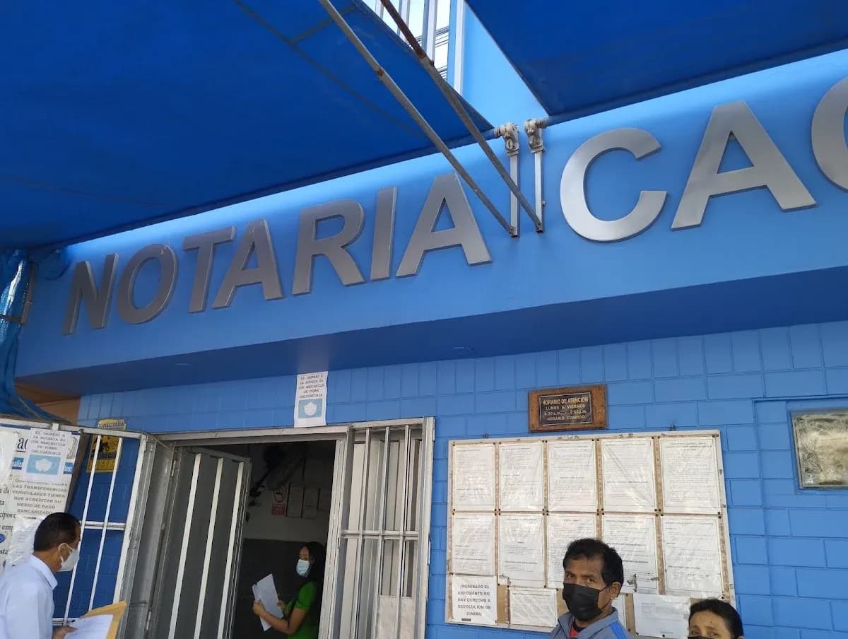 Notaria Caceres, notaría en Villa El Salvador