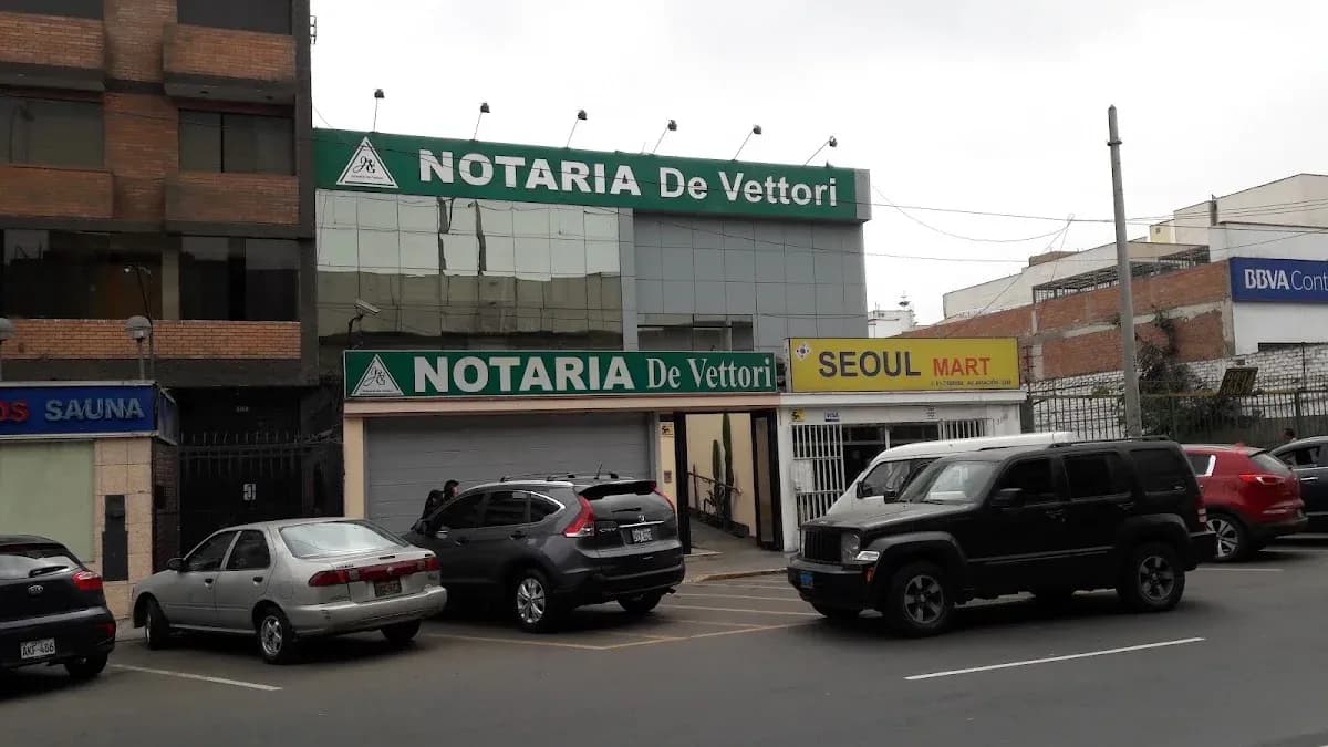 Notaría De Vettori, notaría en San Borja