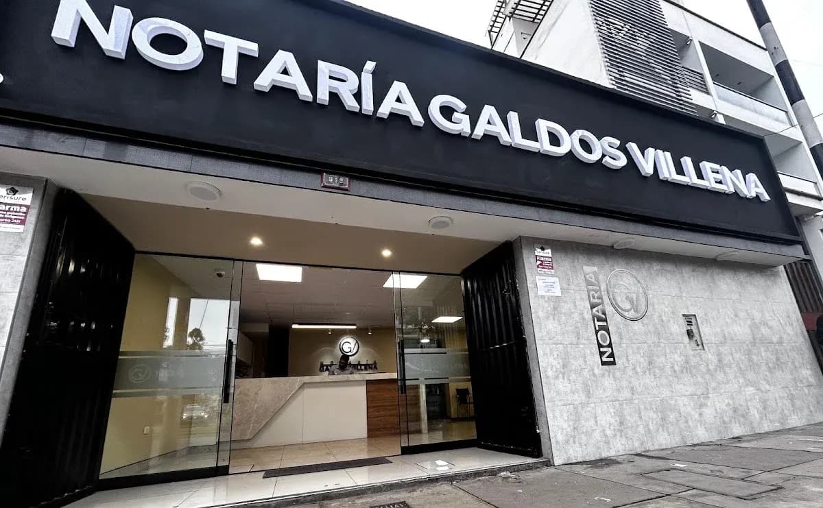 Notaría Galdos Villena, notaría en San Luis
