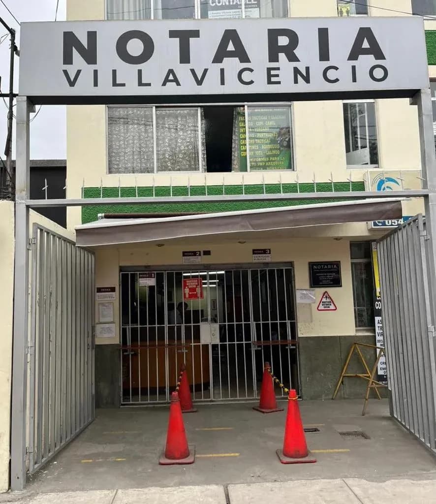 Notaría Miguel Villavicencio Cárdenas