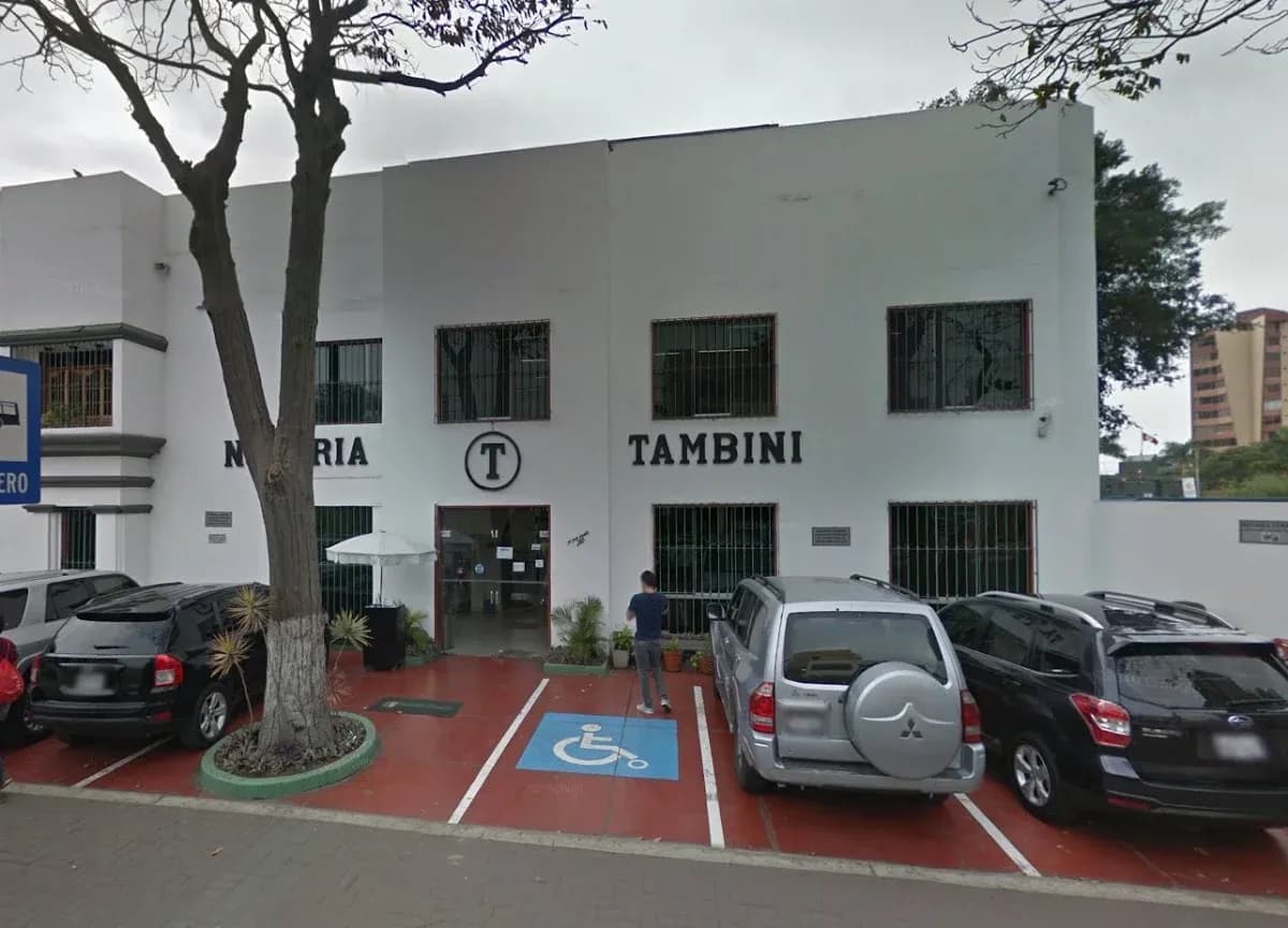 Notaría Monica Tambini Ávila, notaría en San Isidro