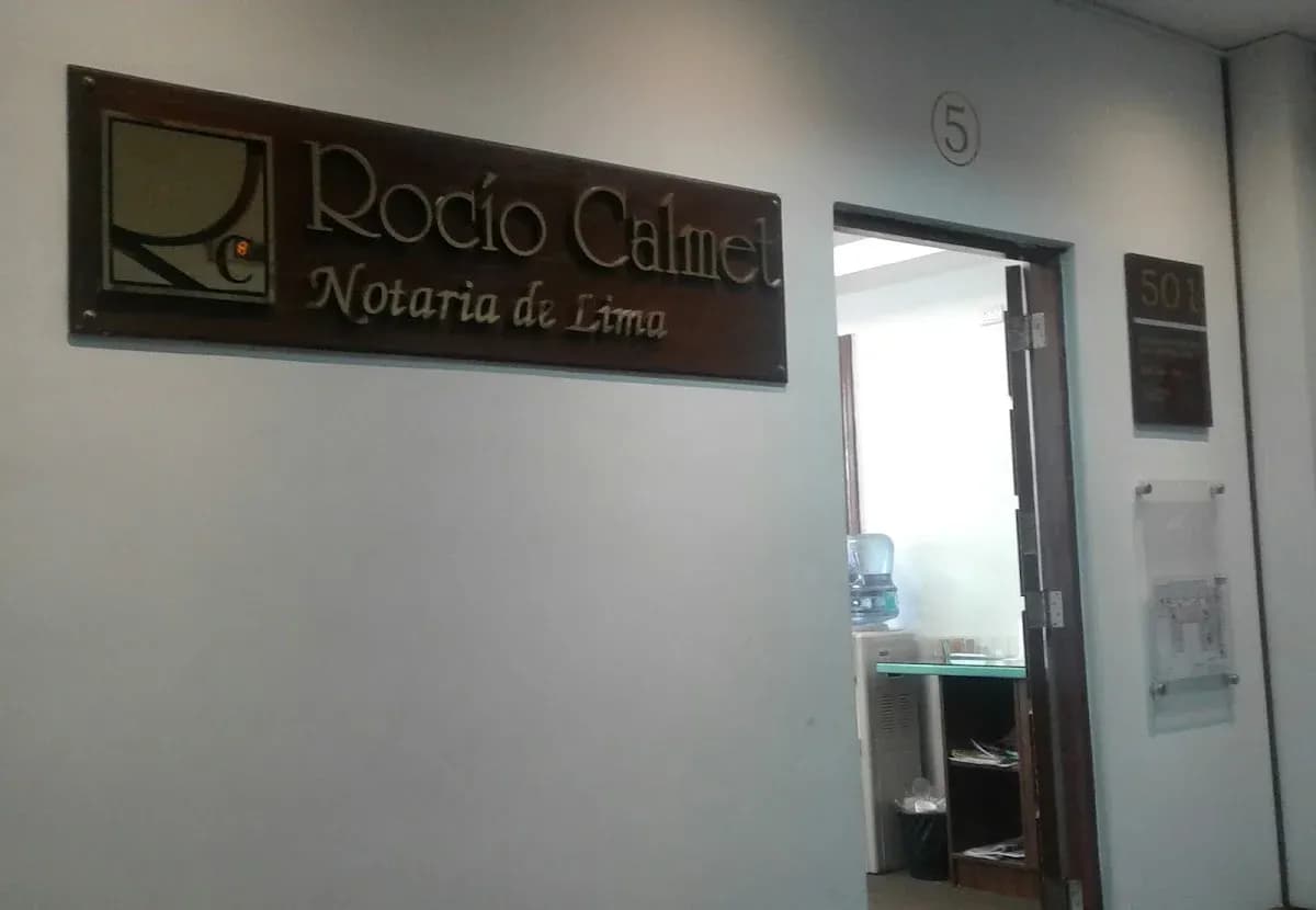 Notaría Rocío Calmet, notaría en Lima Metropolitana