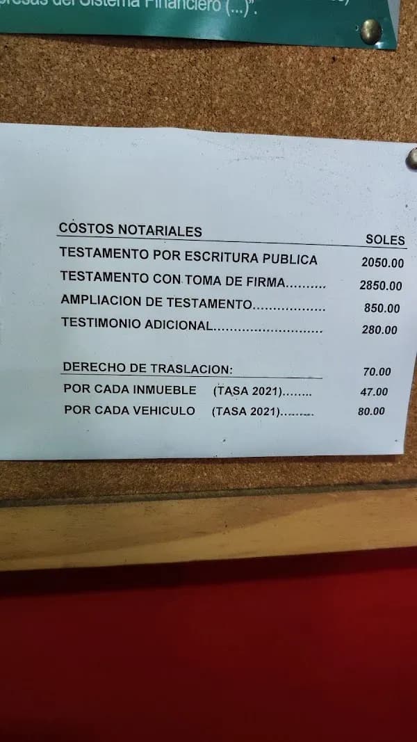 Atención notarial en Notaría Gutiérrez Adrianzén