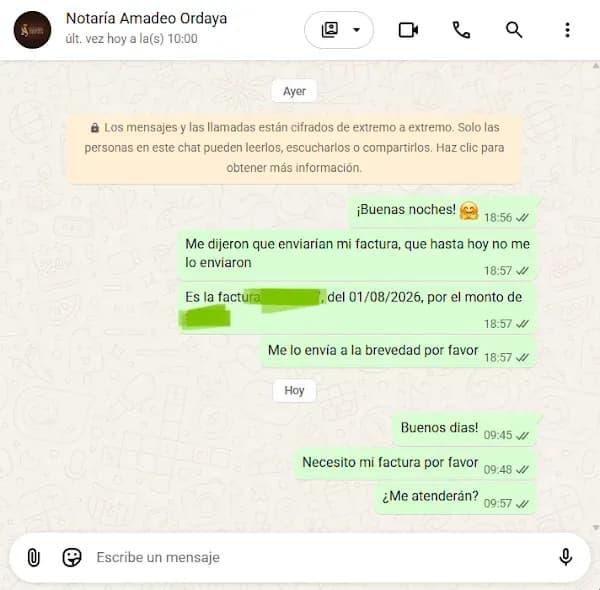 Reseña de David Malhuayza para Notaria Amadeo Ordaya