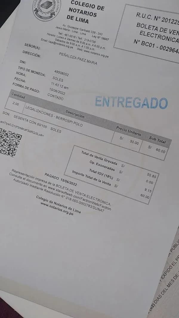 Reseña de Inmuebles Xpress para Colegio De Notarios De Lima