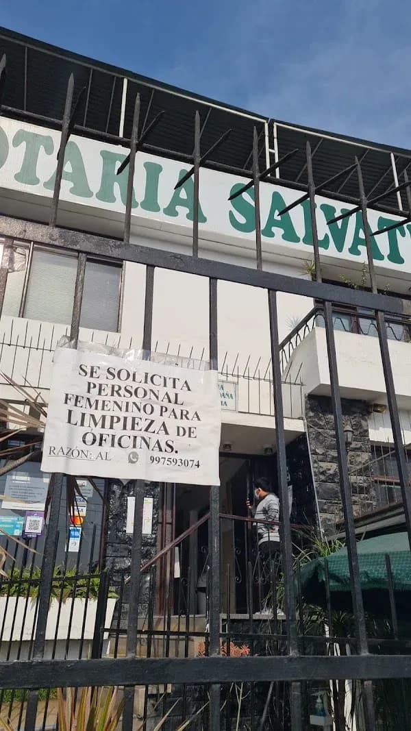 Atención notarial en Notaría Dra. Monica Salvatierra Saldaña