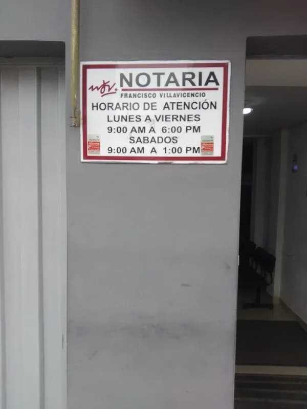 Reseña de SIF para Notaria Villavicencio Cardenas