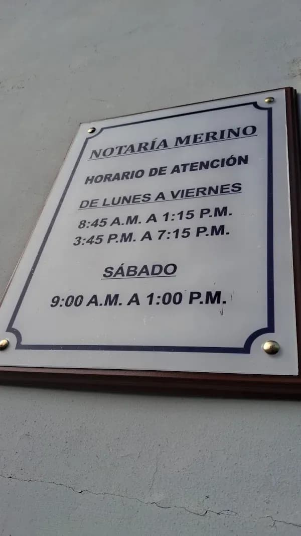 Reseña de Víctor Tantalean para Notaría Merino